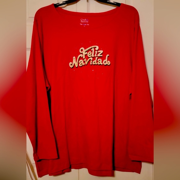 #005 Croft & Barrow - The Classic Holiday Tees: Varies, Colors, Styles - Picture 2 of 16